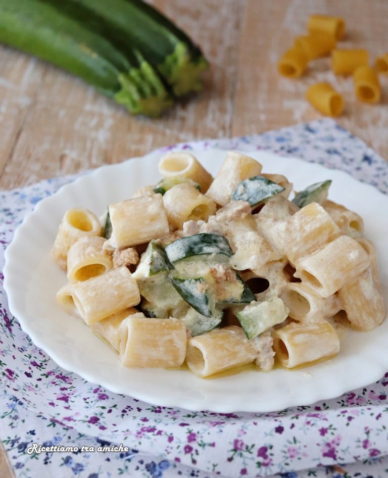 Pasta Philadelphia Zucchine E Tonno - Primo Piatto CREMOSO