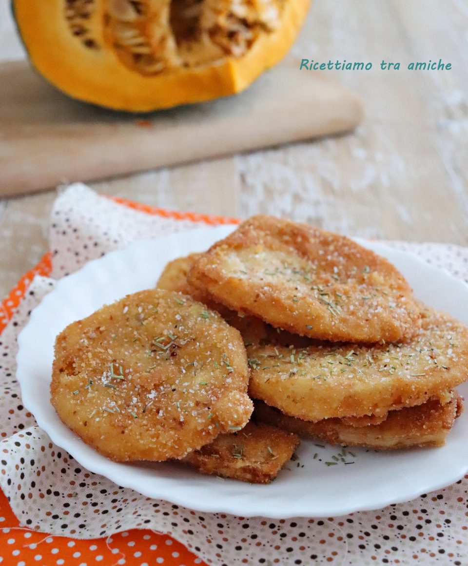 Cotolette di zucca con panatura croccante - RICETTA