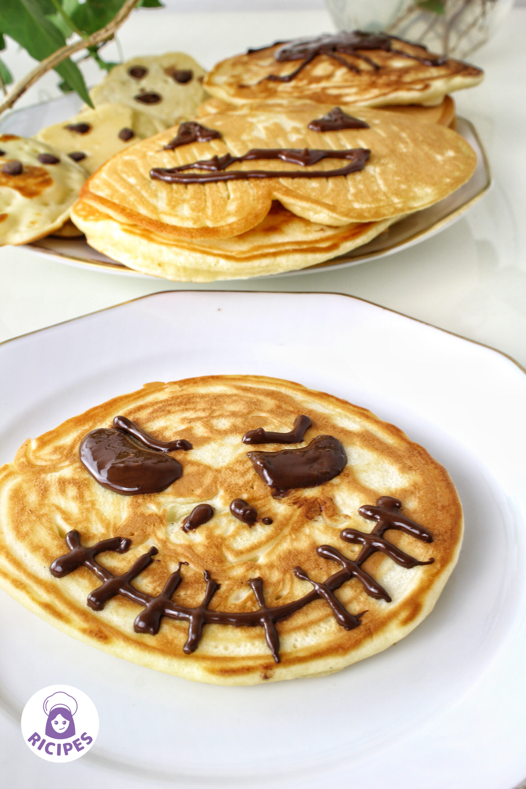 Halloween pancakes - Ricipes