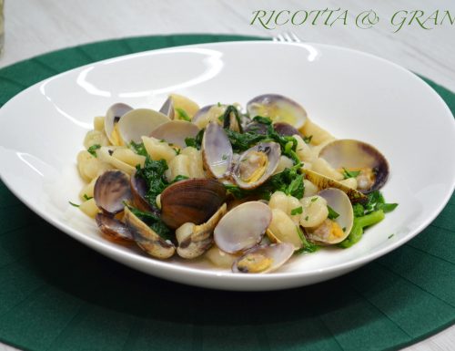 CAVATELLI CON VONGOLE E CIME DI RAPA