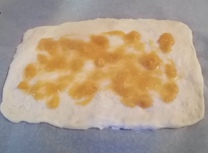 Albero di Natale di pan brioche lievito madre