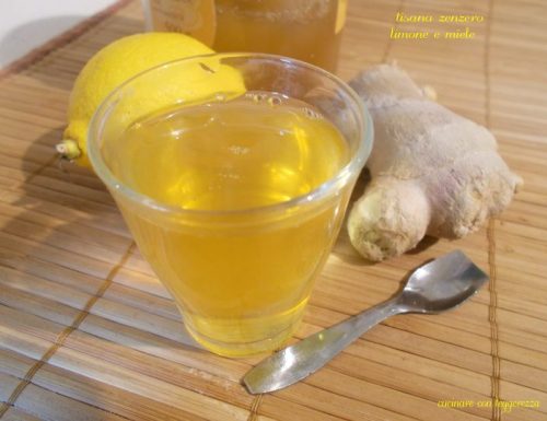 Tisana zenzero, limone e miele