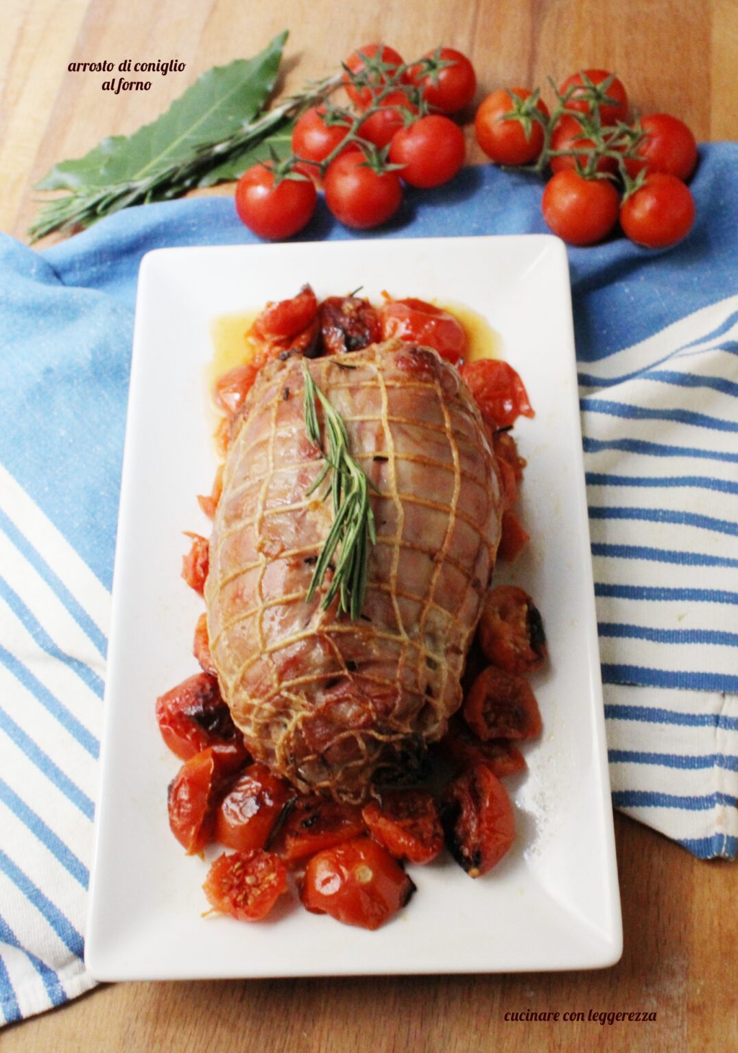 Arrosto Di Coniglio Al Forno - Cucinare Con Leggerezza