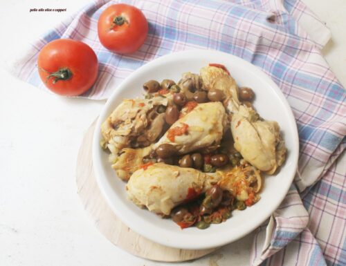 Pollo alle olive e capperi