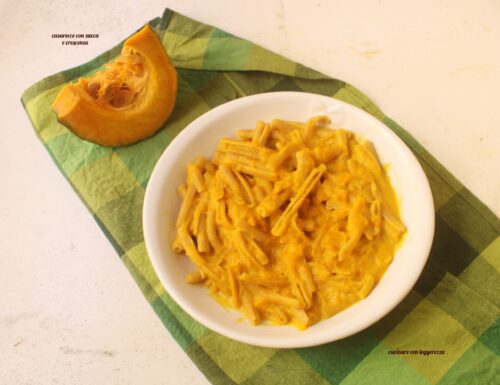 Casarecce con zucca e crescenza