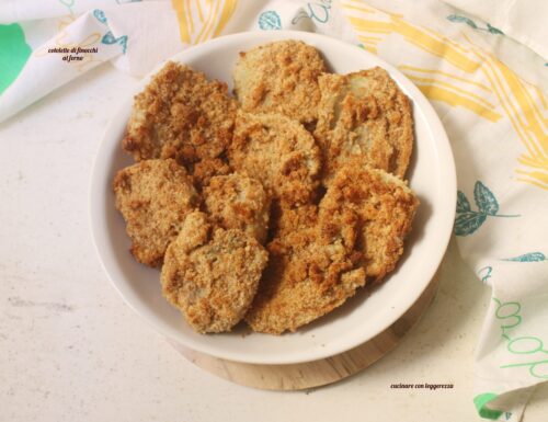 Cotolette di finocchi al forno