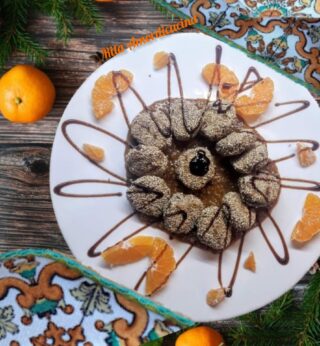 Schiacciatine di tonno al sesamo e mandarino