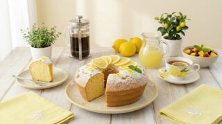 Ciambellone al limone e yogurt