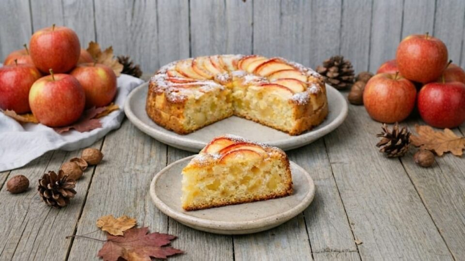 Torta di mele senza zucchero ne grassi