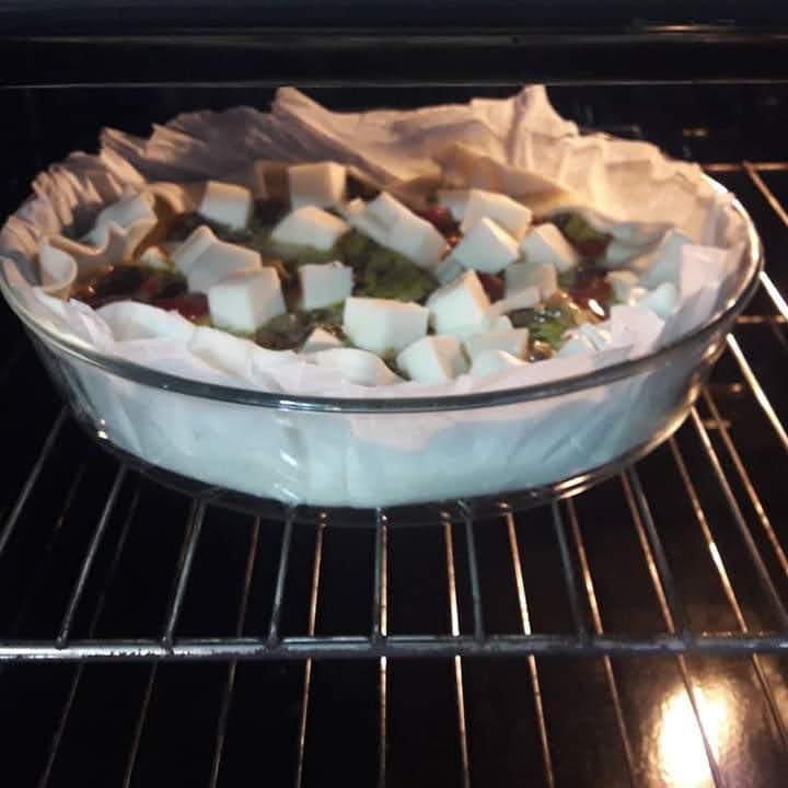 Torta salata di verdure in agrodolce alla siciliana