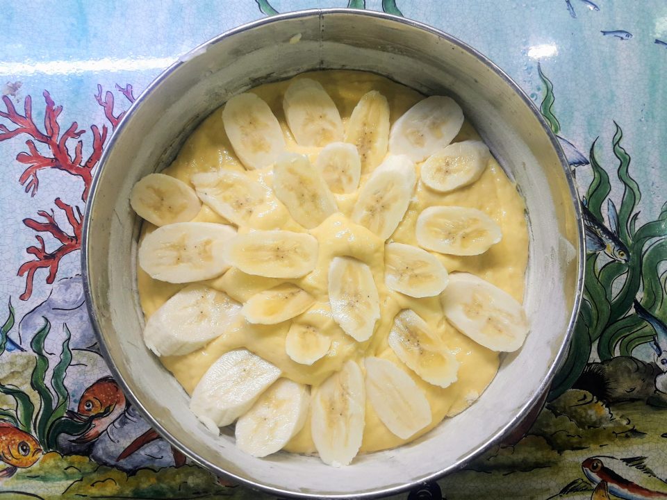 Torta nuvola alle banane dietetica