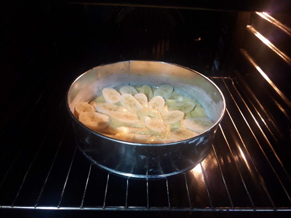 Torta nuvola alle banane dietetica