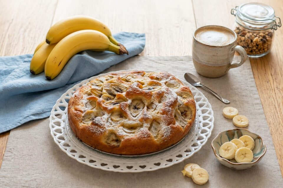Torta nuvola alle banane dietetica