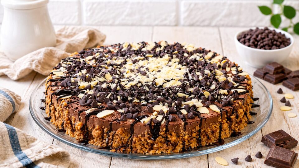 Cheesecake ligth al cacao senza cottura