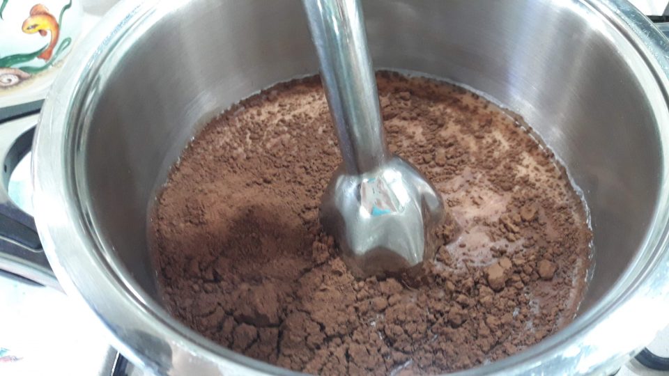 Cheesecake ligth al cacao amaro