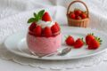 Il gelato dietetico alla fragola senza gelatiera