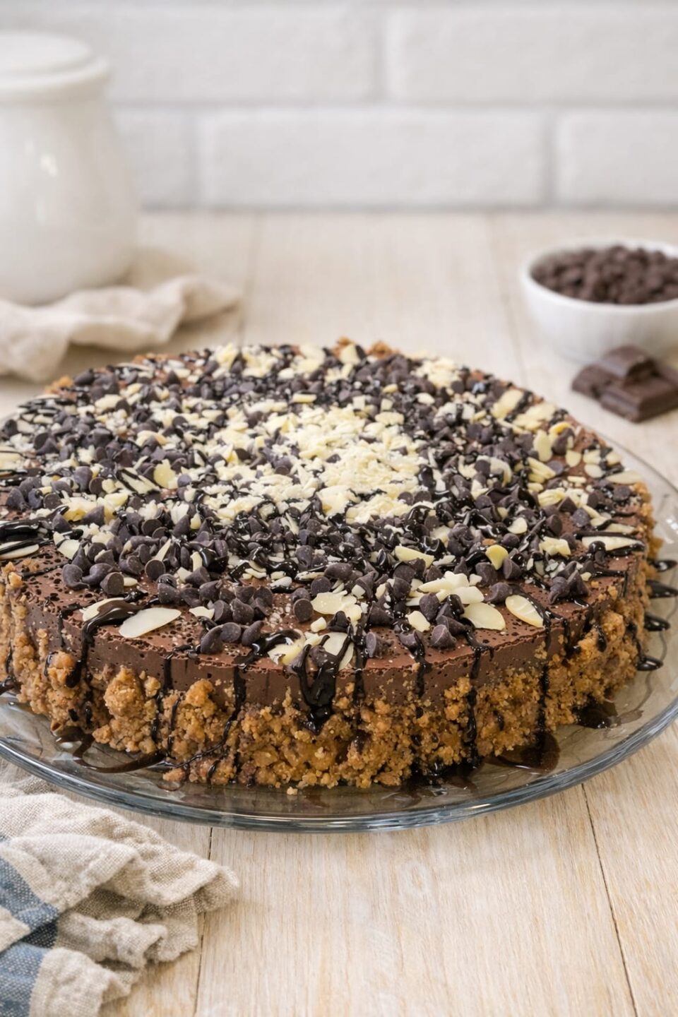 Cheesecake ligth al cacao senza cottura