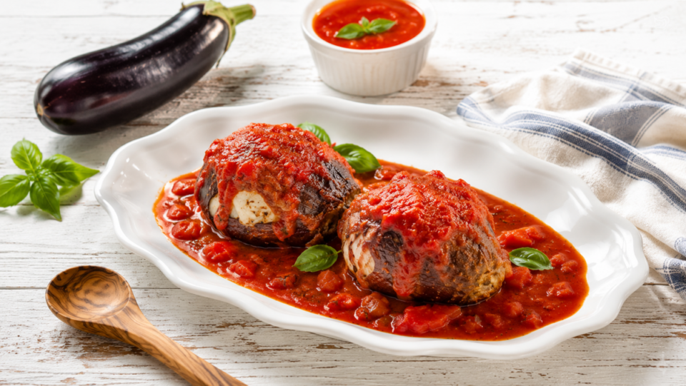 Melanzanine ripiene ricetta siciliana