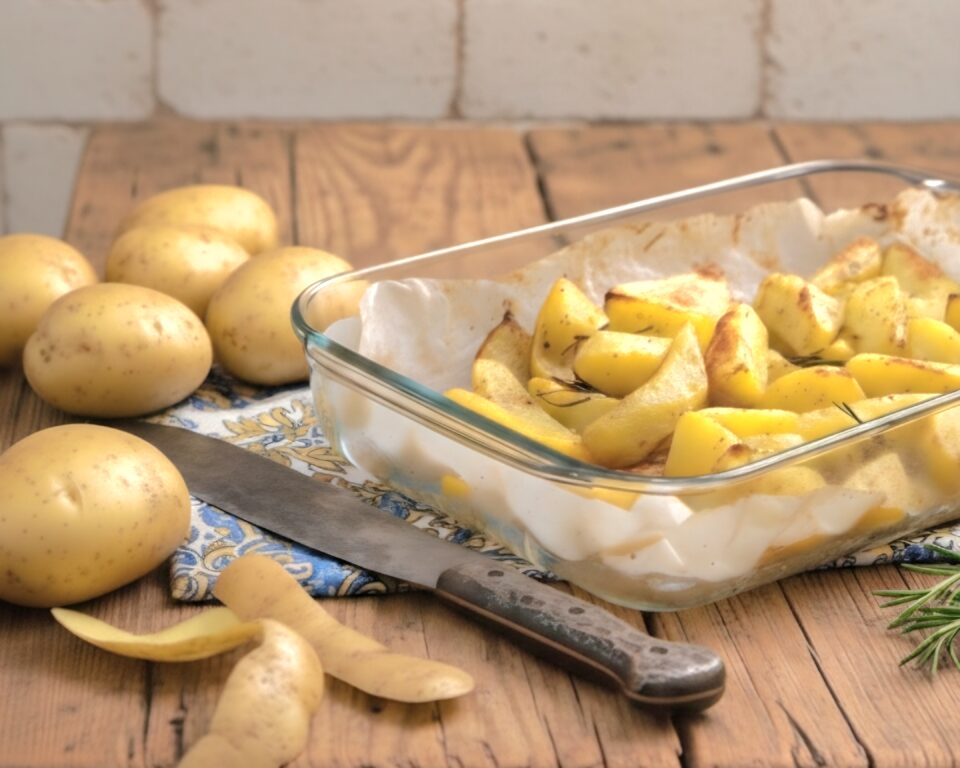 Patate con aromi casalinghi Mediterranei