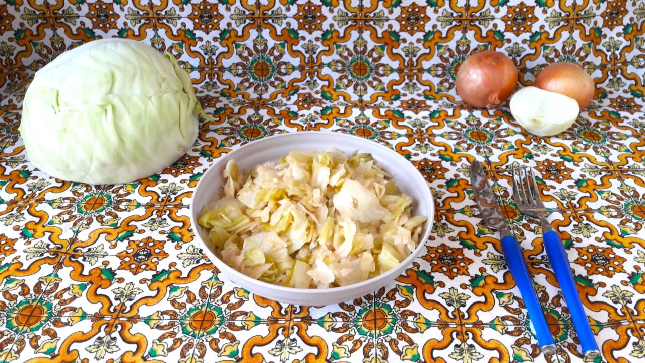 Cavolo cappuccio stufato con Bimby