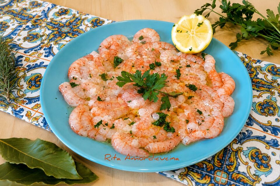 Gamberi Siciliani Marinati al Limone