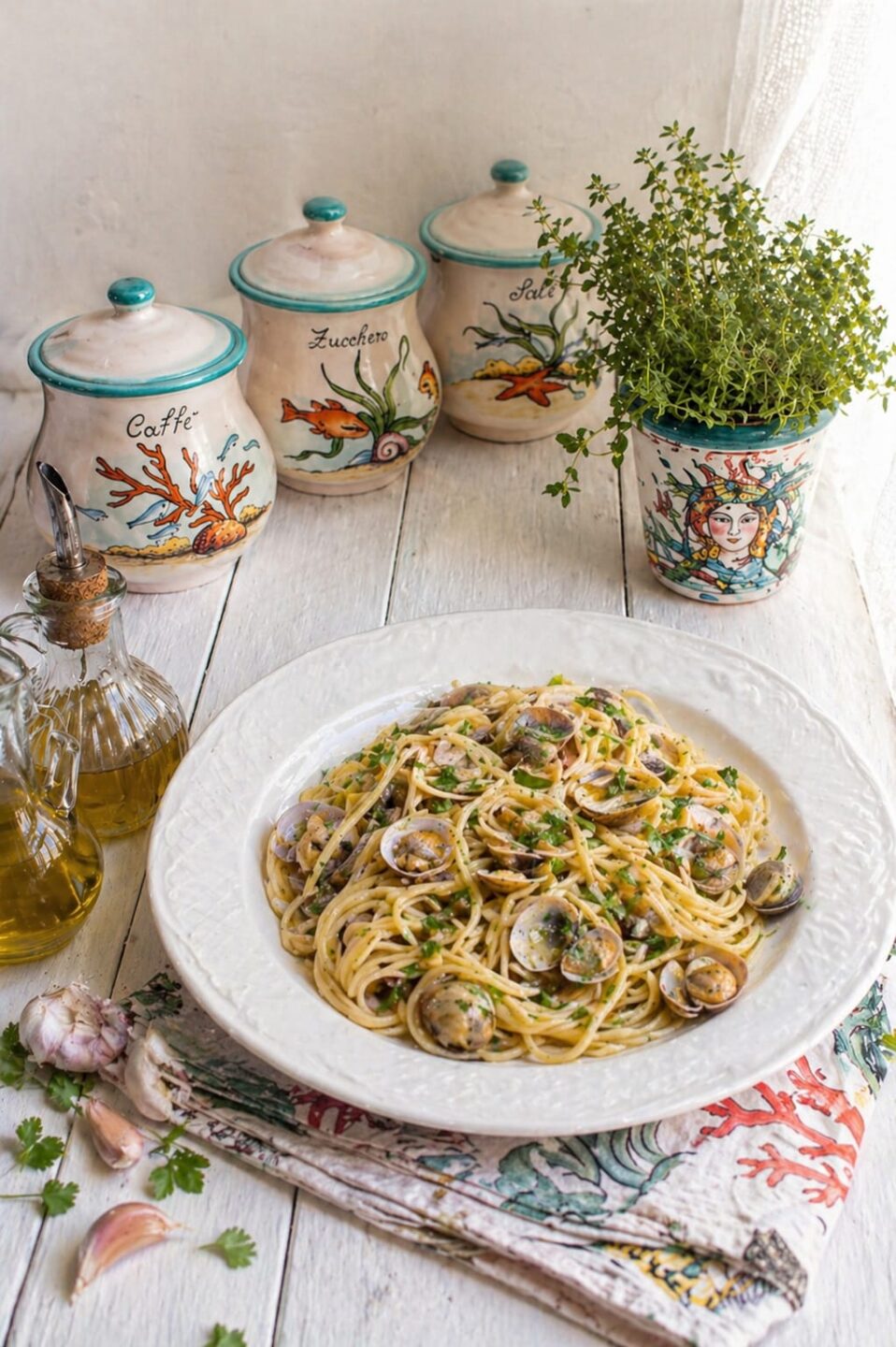 Gli spaghetti con le vongole Ricetta originale Siciliana