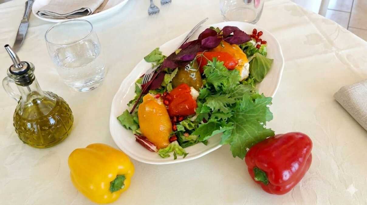 Involtini di peperoni in agrodolce