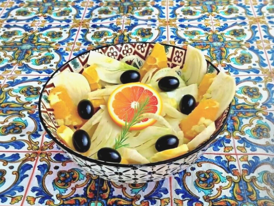 Insalata siciliana di finocchi e arance