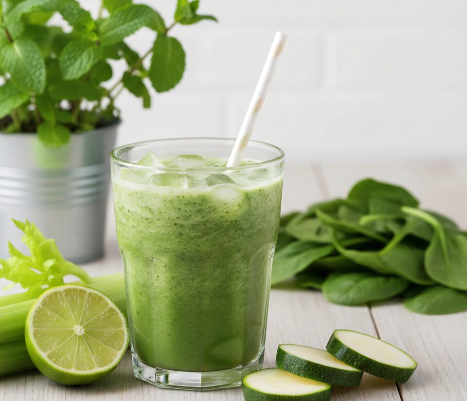 Smoothie detox verde antiossidante