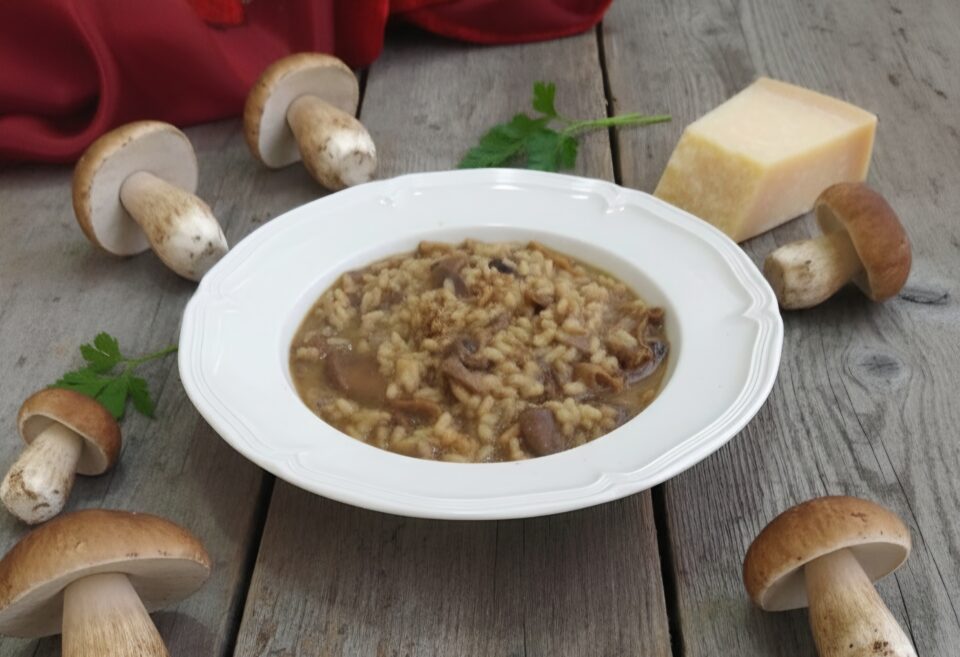 Risotto ai funghi ricetta dietetica