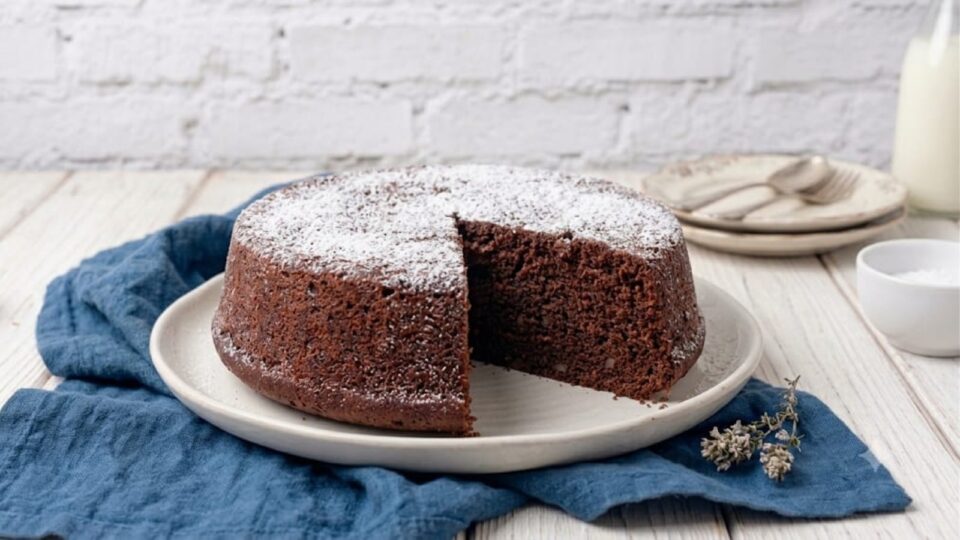 La torta al cacao dietetica