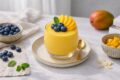 Mousse light cremosa al mango e arancia