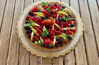 La crostata alla frutta con frolla light