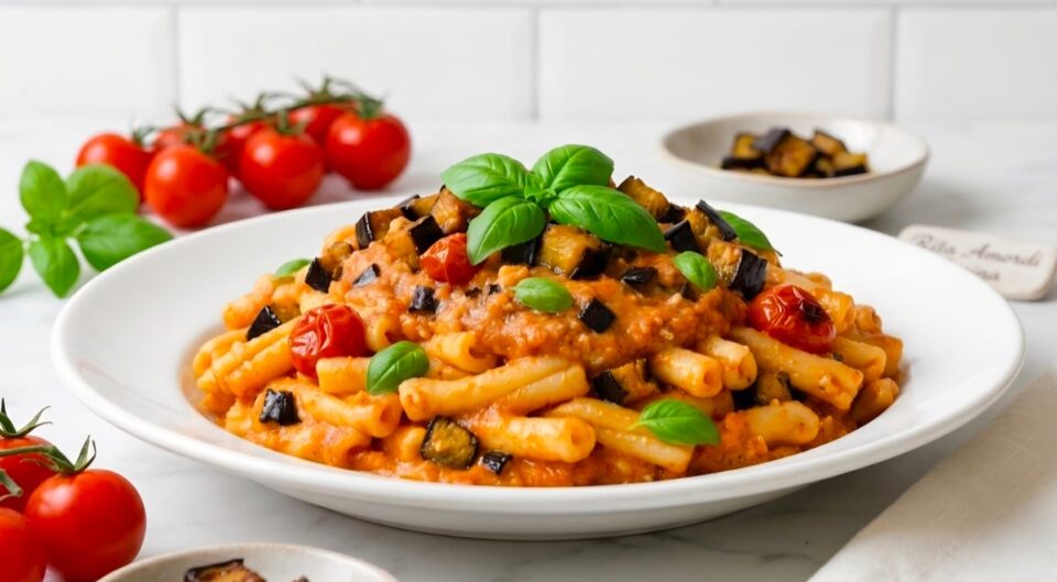 Pasta alla  Norma Ligth cremosa