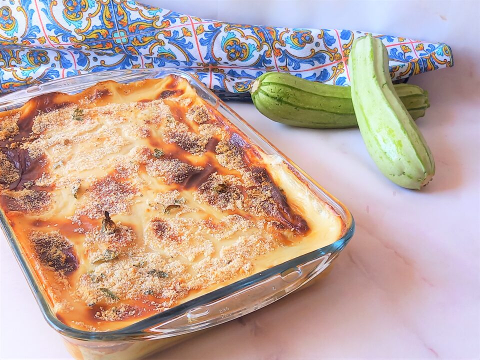 Parmigiana di zucchine con ricetta dietetica