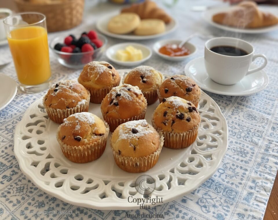 Muffin dietetici senza burro né uova