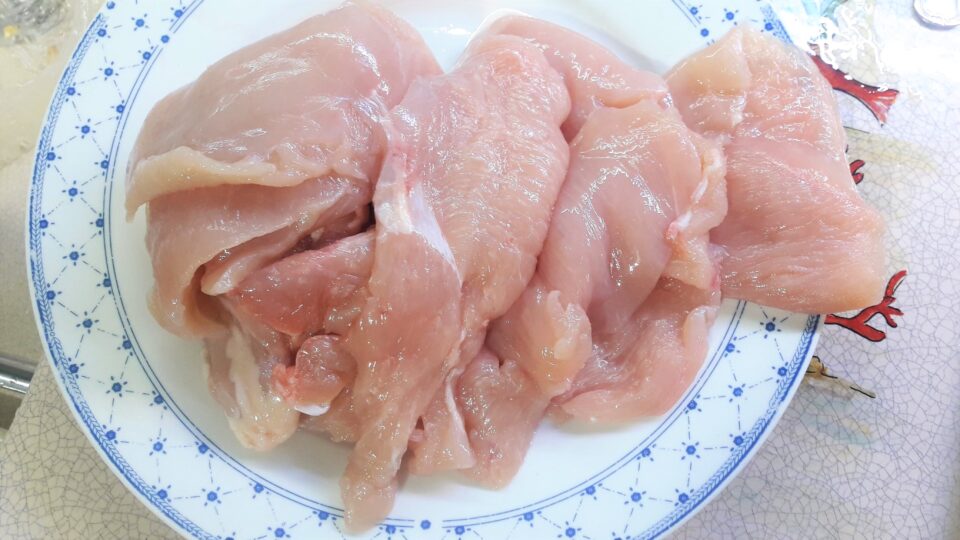 petto di pollo a fette