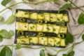 Carpaccio di zucchine crude marinate