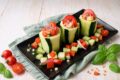 Antipasto con cetriolo finger food