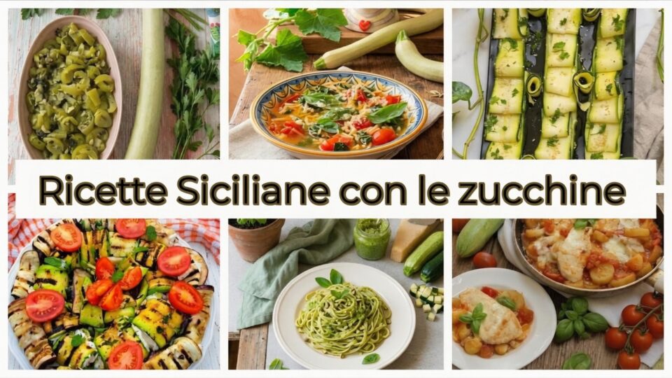 Ricette siciliane con le zucchine
