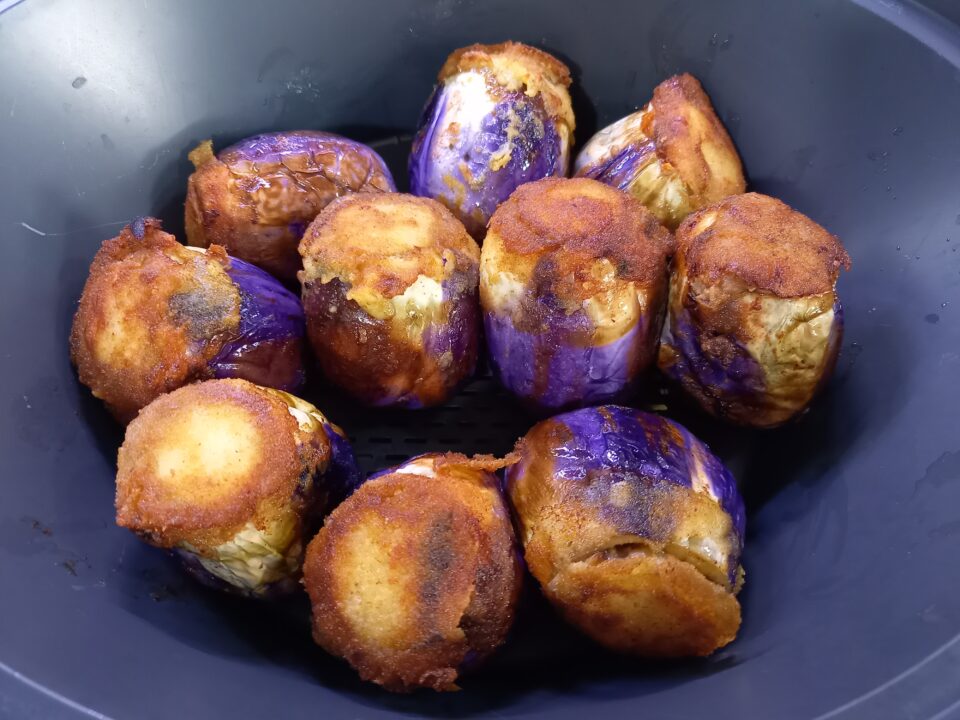 Melanzanine ripiene con carne macinata ricetta Eoliana