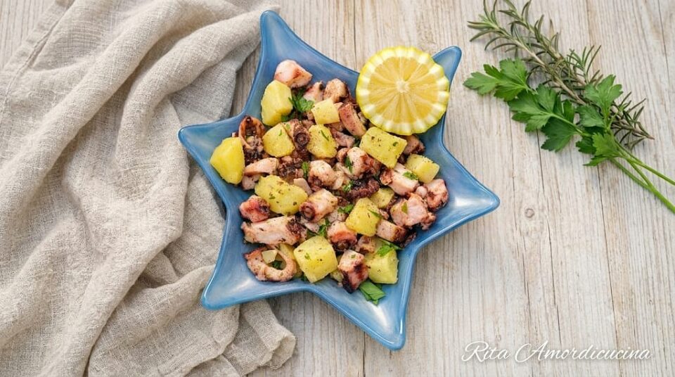 Come fare l'insalata di polpo e patate