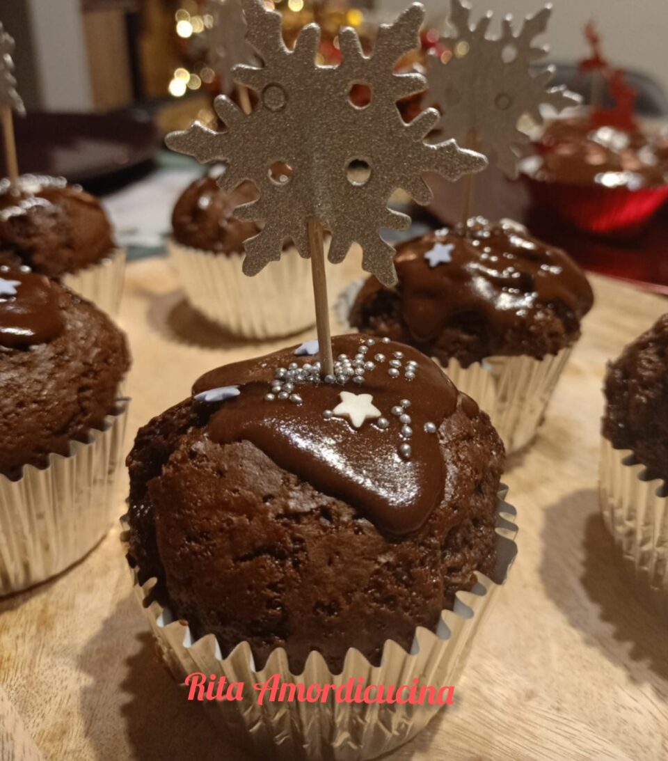 I muffin golosi al triplo cioccolato