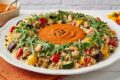 Couscous con gamberi e verdure in salsa agrodolce