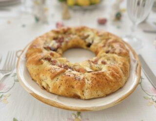 Ciambella di Pasqua tortano di sfoglia