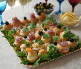Bignè salati per antipasti e fingerfood