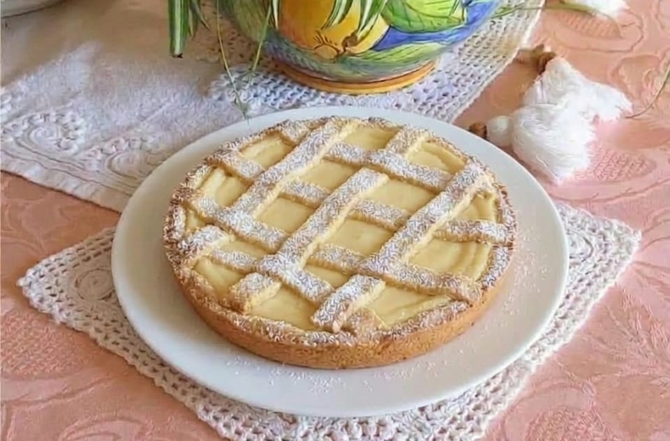 Crostata di ricotta al profumo di limone