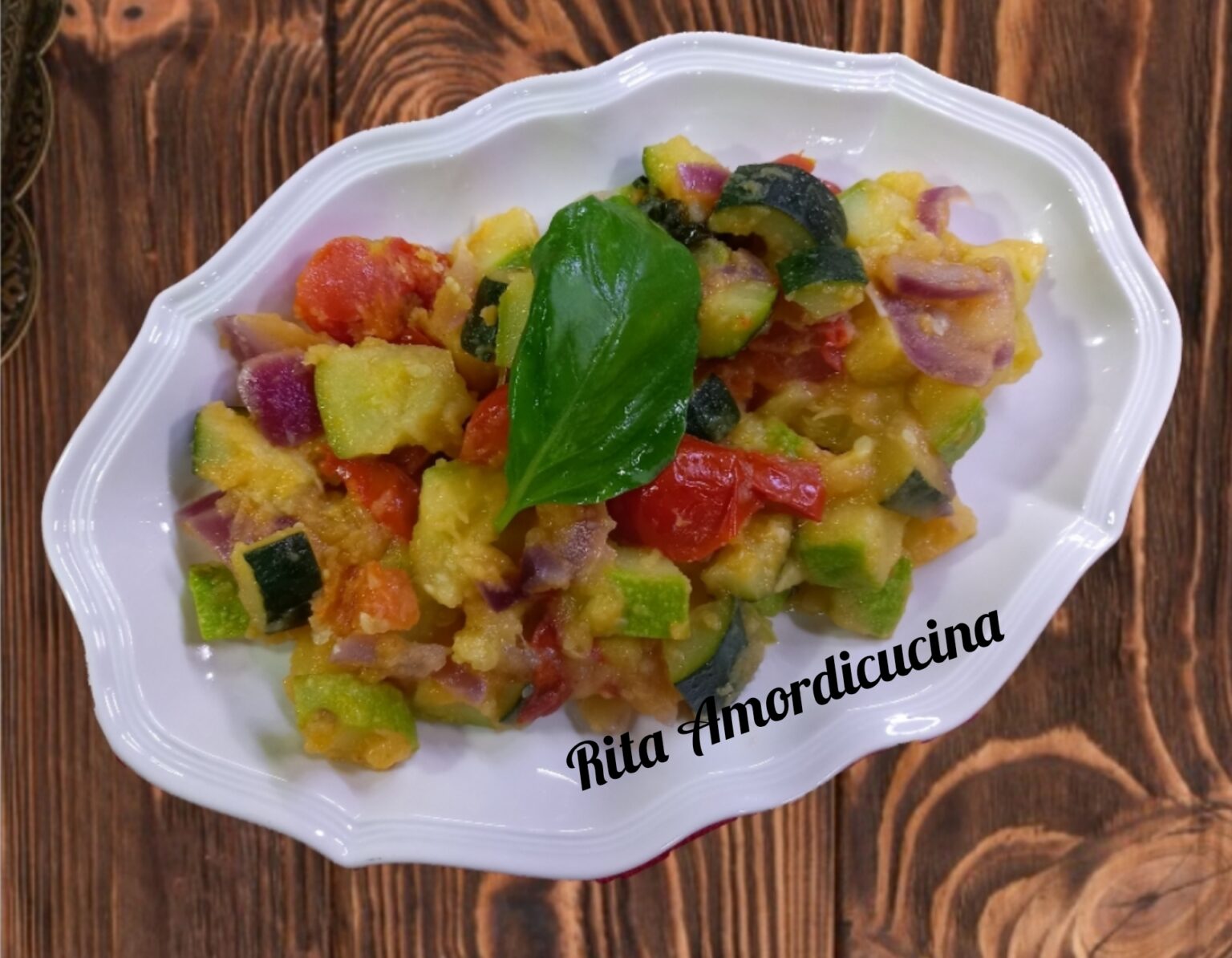 zucchine pomodorini e pangrattato in padella