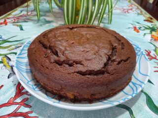 Pan di Spagna al cioccolato fondente