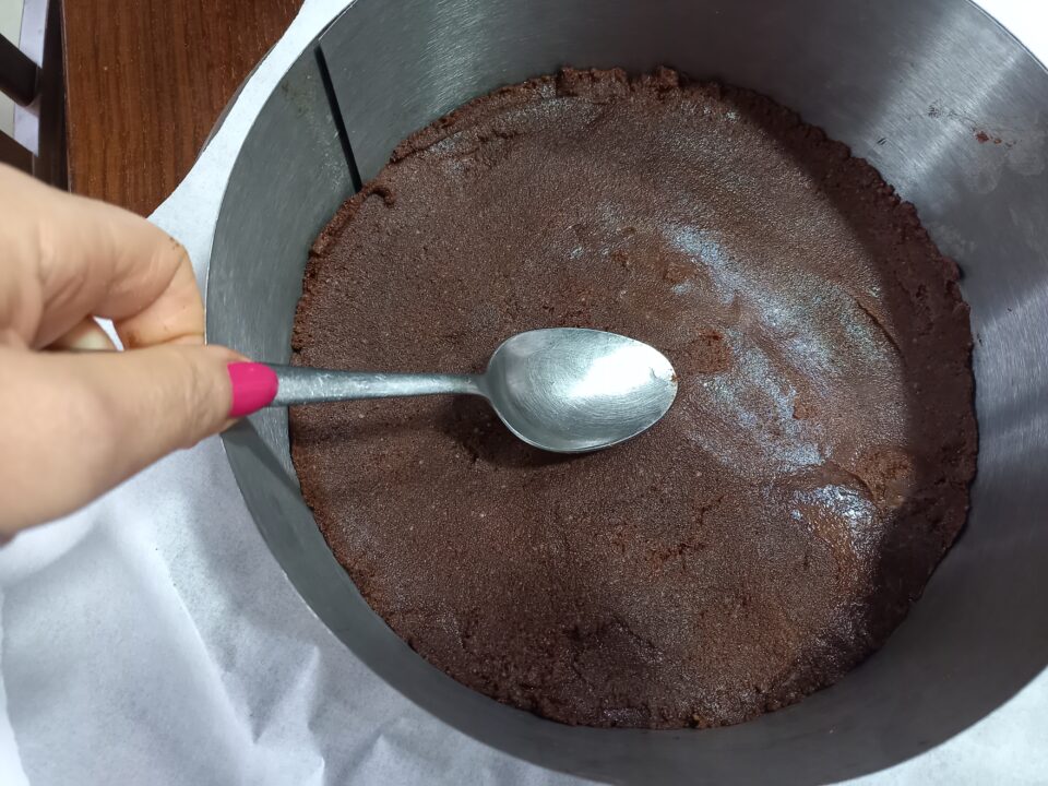 base cheesecake cioccolato